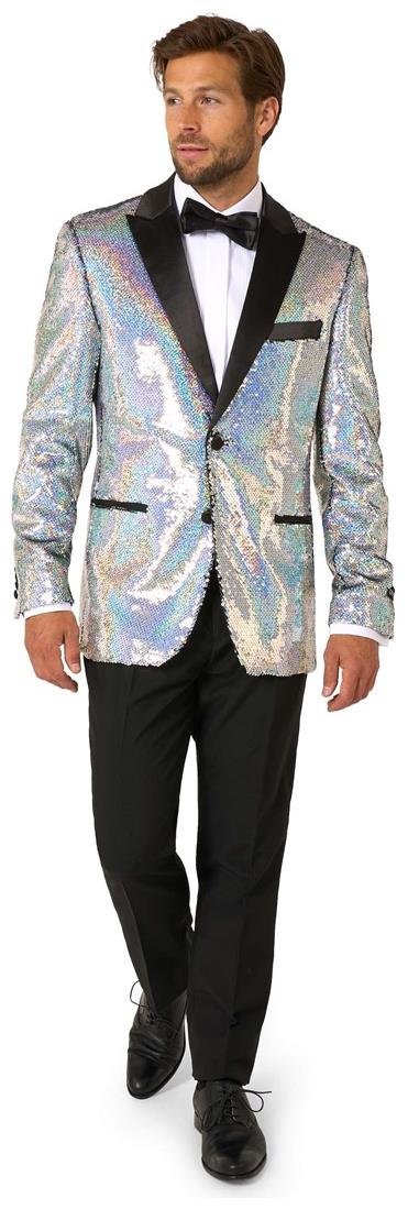 OppoSuits Men's Tuxedos Holographic Sequins