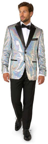 OppoSuits Men's Tuxedos Holographic Sequins