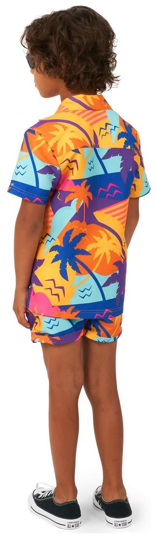 OppoSuits Boys Summer Sets Palm Power for Beach Trips and Summer Parties