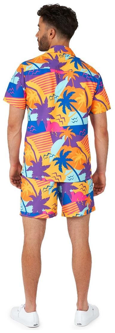 OppoSuits Men's Summer Sets Palm Power for Tropical Getaways Summer Vacations and Beach Parties