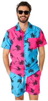 Stylish OppoSuits Men's Summer Sets Parallel Palm for Beach Parties Weddings and Casual Summer Outings