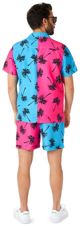 Stylish OppoSuits Men's Summer Sets Parallel Palm for Beach Parties Weddings and Casual Summer Outings