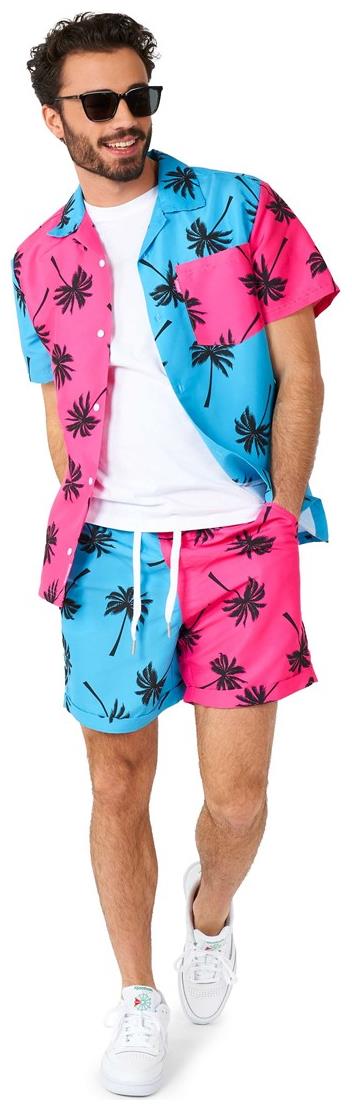 Stylish OppoSuits Men's Summer Sets Parallel Palm for Beach Parties Weddings and Casual Summer Outings