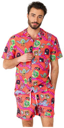 OppoSuits Men's Summer Sets Rick & MortyT Surreal