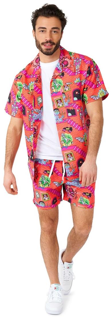 OppoSuits Men's Summer Sets Rick & MortyT Surreal
