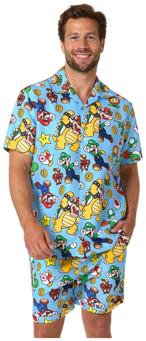 OppoSuits Men's Summer Sets Super MarioT - Group