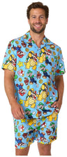 OppoSuits Men's Summer Sets Super MarioT - Group