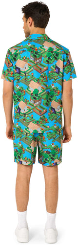 OppoSuits Men's Summer Sets MinecraftT - Overworld