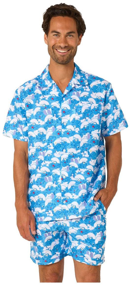 OppoSuits Men's Summer Sets The Smurfs - Smurftastic