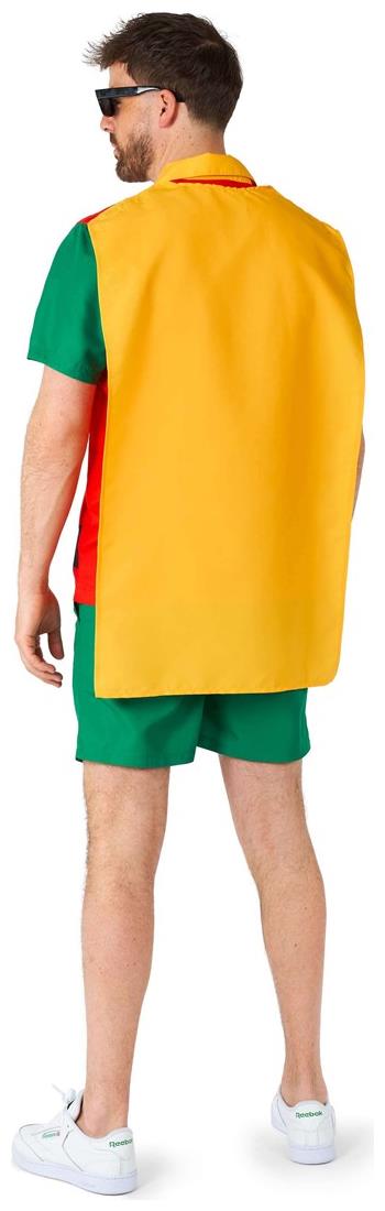 Suitmeister Men's Robin Costume Set for Halloween Parties Comic Con and Themed Events