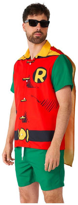 Suitmeister Men's Robin Costume Set for Halloween Parties Comic Con and Themed Events