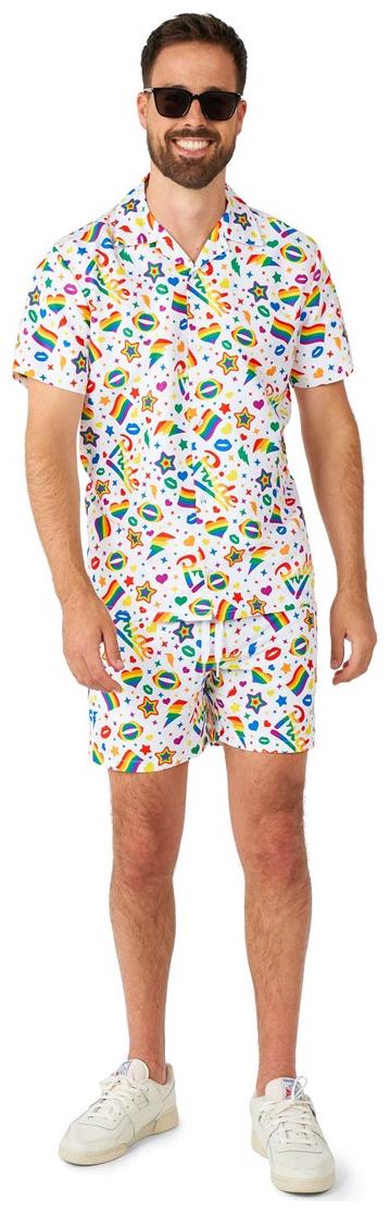 Vibrant Pride Icons Summer Set for Men Perfect for Festivities and Celebrations