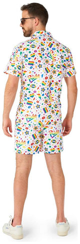 Suitmeister Men's Sets Pride Icons White