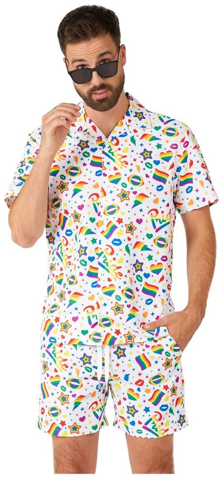 Suitmeister Men's Sets Pride Icons White