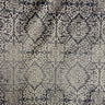 Opulent Silk Fabric - Floral Geometric, 54" Width (1 Yard)