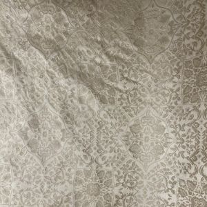 Opulent Silk Fabric - Floral Geometric, 54" Width (1 Yard)