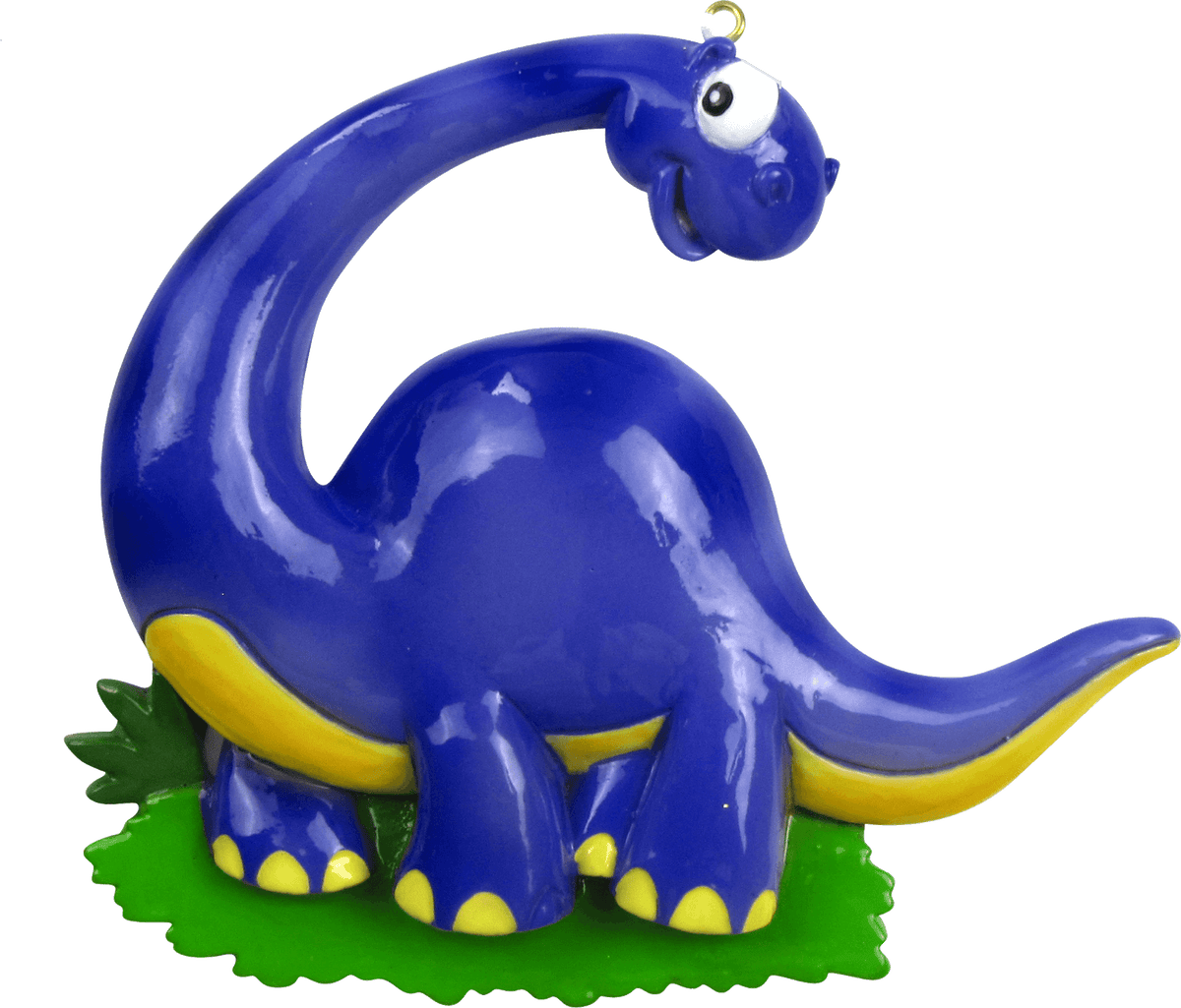 3.5" Purple Dinosaur Personalizable Ornament