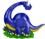 3.5" Purple Dinosaur Personalizable Ornament
