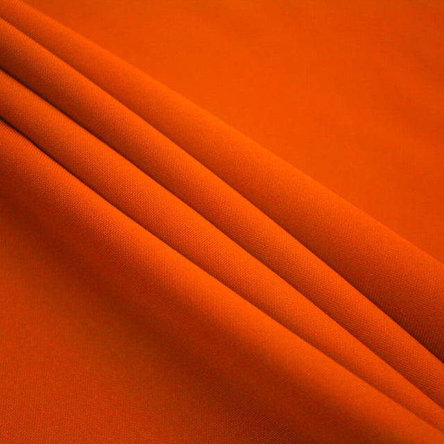 Orange Polyester Poplin (60″) Fabric