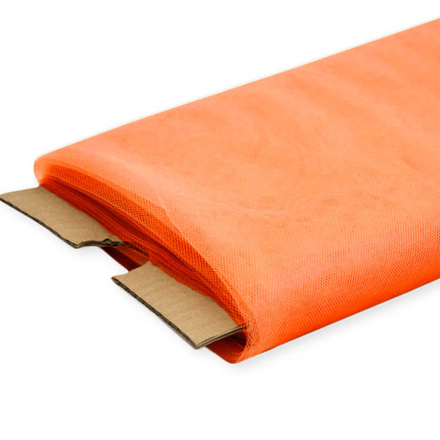 Orange Nylon Tulle Fabric, 54″ Inches Wide – 40 Yards By Roll