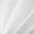 Origin Fabric Polyester Fabric - Solid Textured Sheer, 110" Width, White, Ivory, Cream, Stone (1 Yard)