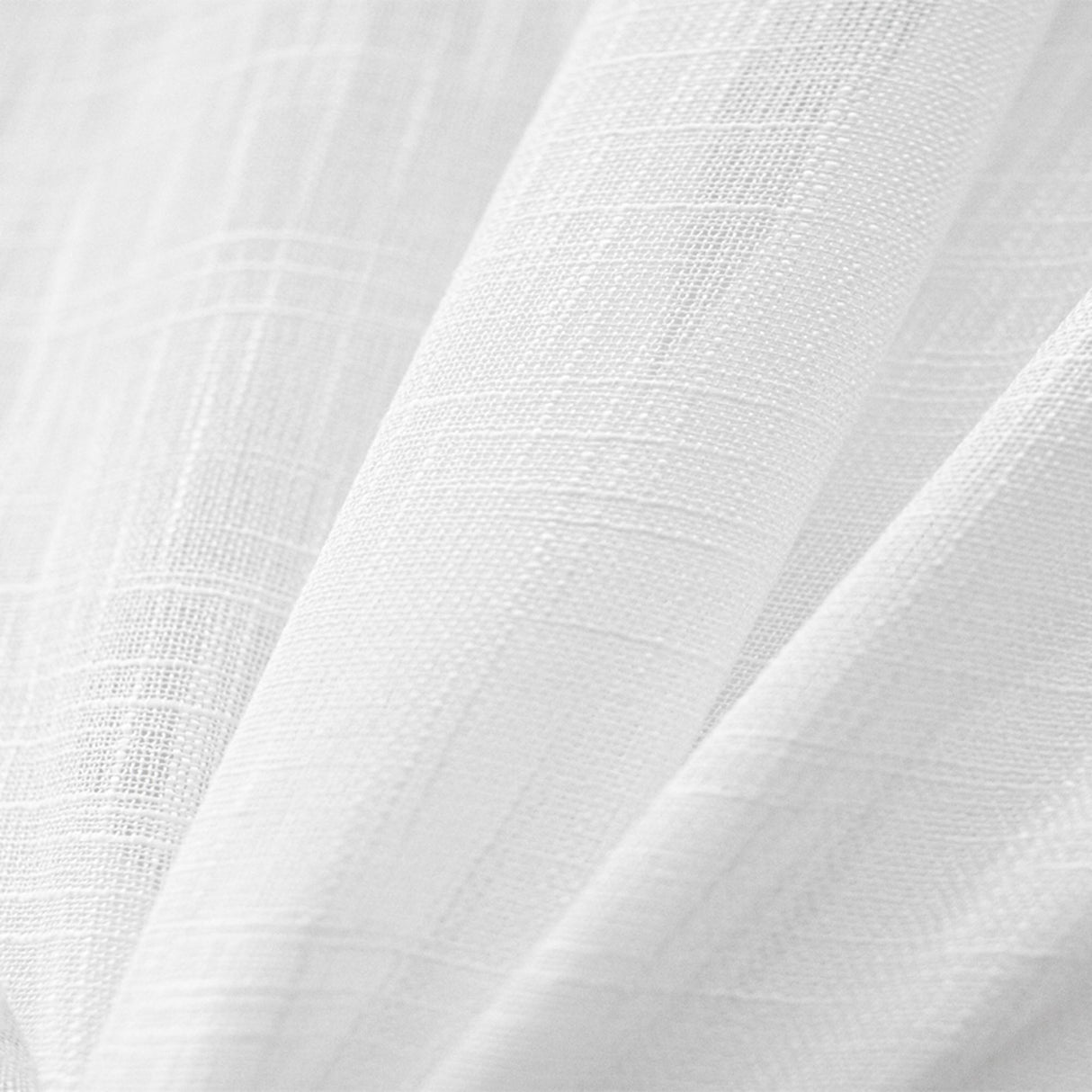 Origin Fabric Polyester Fabric - Solid Textured Sheer, 110" Width, White, Ivory, Cream, Stone (1 Yard)
