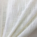 Origin Fabric Polyester Fabric - Solid Textured Sheer, 110" Width, White, Ivory, Cream, Stone (1 Yard)