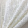 Origin Fabric Polyester Fabric - Solid Textured Sheer, 110" Width, White, Ivory, Cream, Stone (1 Yard)