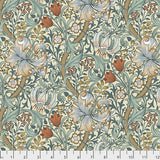 Quilting Cotton Golden Lily Autumn Dusk William Morris