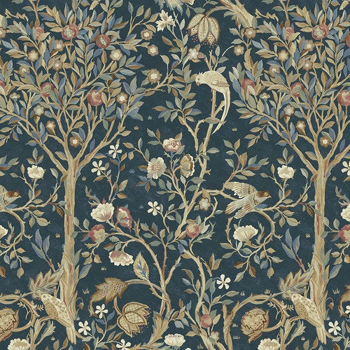 Quilting Cotton Original Morris & Co Melsetter Indigo