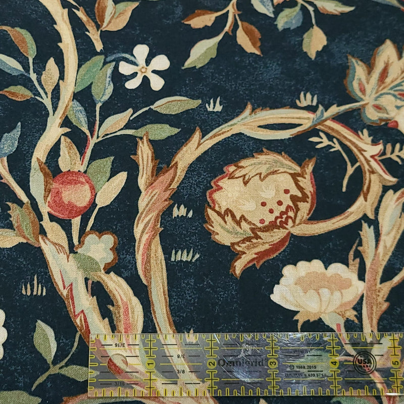 Quilting Cotton Original Morris & Co Melsetter Indigo