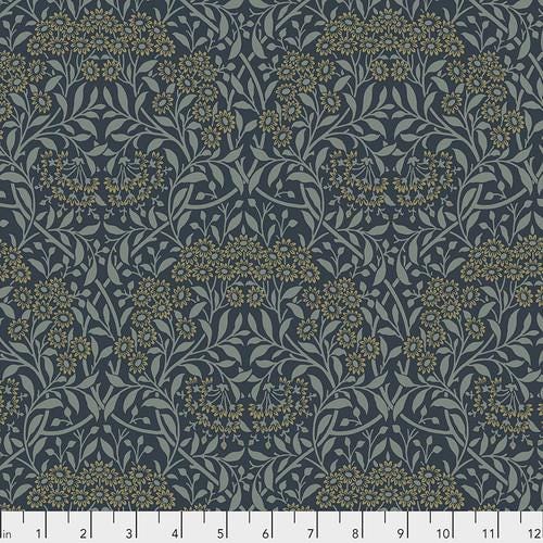 Quilting Cotton Michaelmas Daisy Ink William Morris
