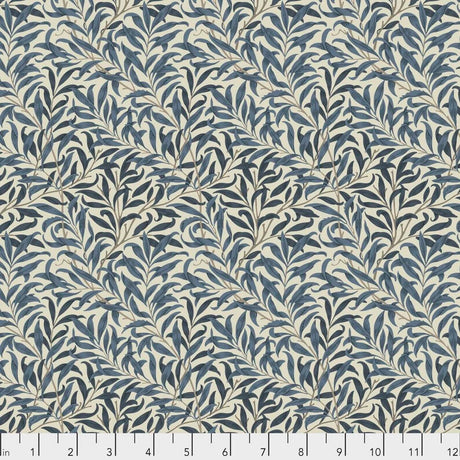 Quilting Cotton Navy Willow Boughs William Morris