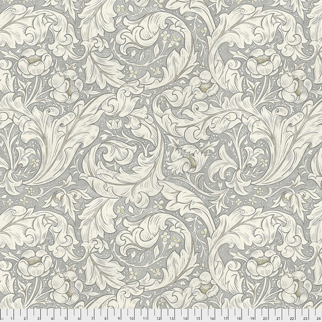Quilting Cotton Morris & Co Pure Bachelors Button Dove