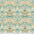 Quilting Cotton Strawberry Thief Mint William Morris
