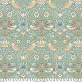Quilting Cotton Strawberry Thief Aqua William Morris