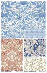 Quilting Cotton Original Morris & Co Bachelors Button Blue Wandle Collection