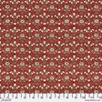 Quilting Cotton Bellflowers Red Cotswold Holiday Collection William Morris