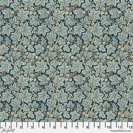 Quilting Cotton ORIGINAL MORRIS & Co Bramble Indigo William Morris