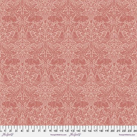 Quilting Cotton Wandle Brer Rabbit Coral Free Spirit Fabrics