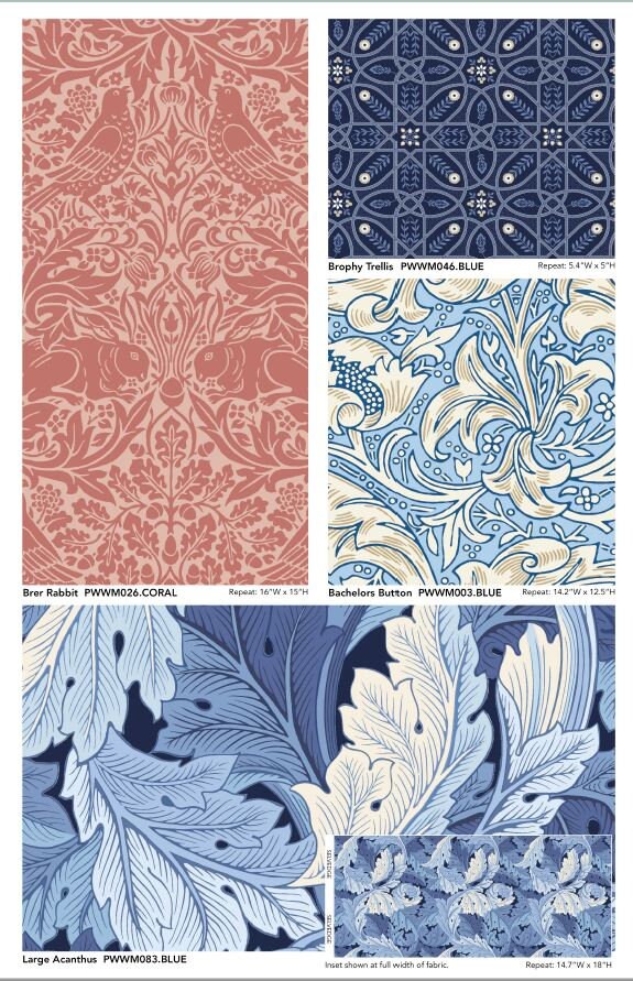 Quilting Cotton Wandle Brer Rabbit Coral Free Spirit Fabrics