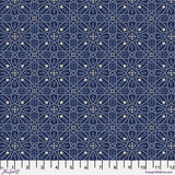 Quilting Cotton William Morris Brophy Trellis Blue Wandle Collection