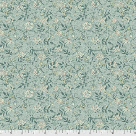 Quilting Cotton ORIGINAL MORRIS & Co Jasmine Aqua
