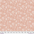 Quilting Cotton Wandle Collection Mallow Coral William Morris