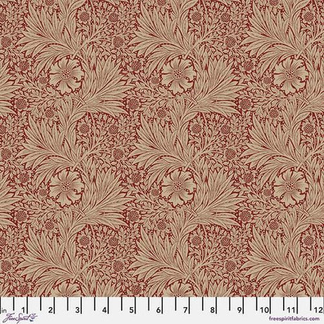 Quilting Cotton Original Morris & Co Marigold Red