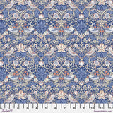 Quilting Cotton Mini Strawberry Thief Blue William Morris