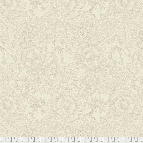 Quilting Cotton ORIGINAL MORRIS & Co Poppy Cream William Morris
