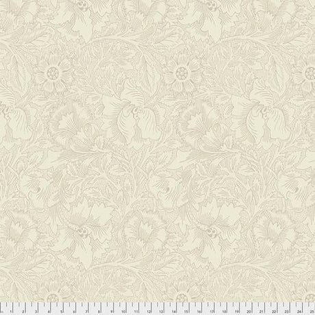 Quilting Cotton ORIGINAL MORRIS & Co Poppy Cream William Morris