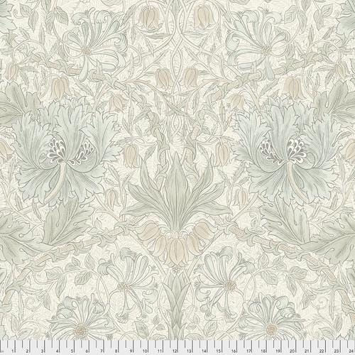 Quilting Cotton Original Morris & Co Pure Honeysuckle and Tulip Ivory