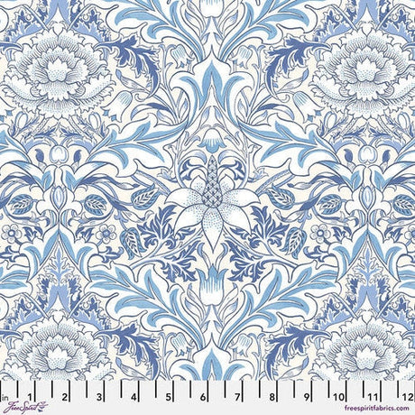 Quilting Cotton Wandle Collection Severne Blue William Morris